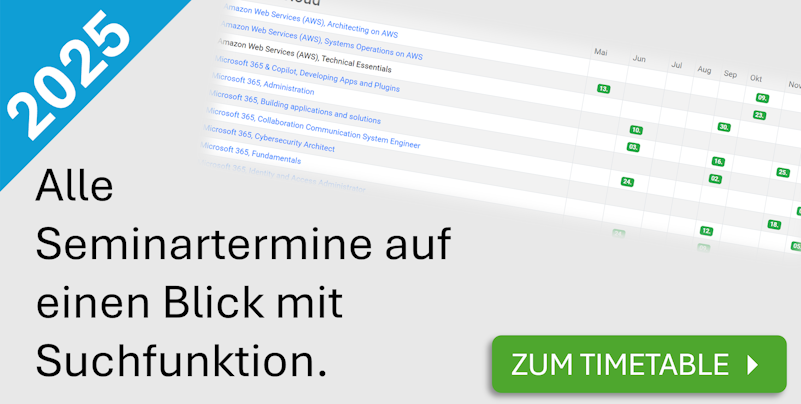 Alle Seminartermine 2025 auf einen Blick